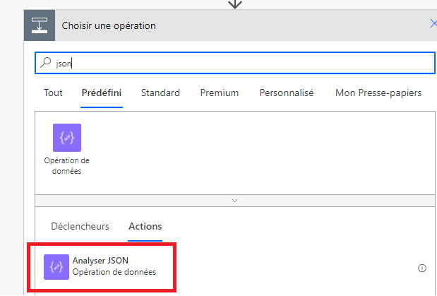 Addjsonaction